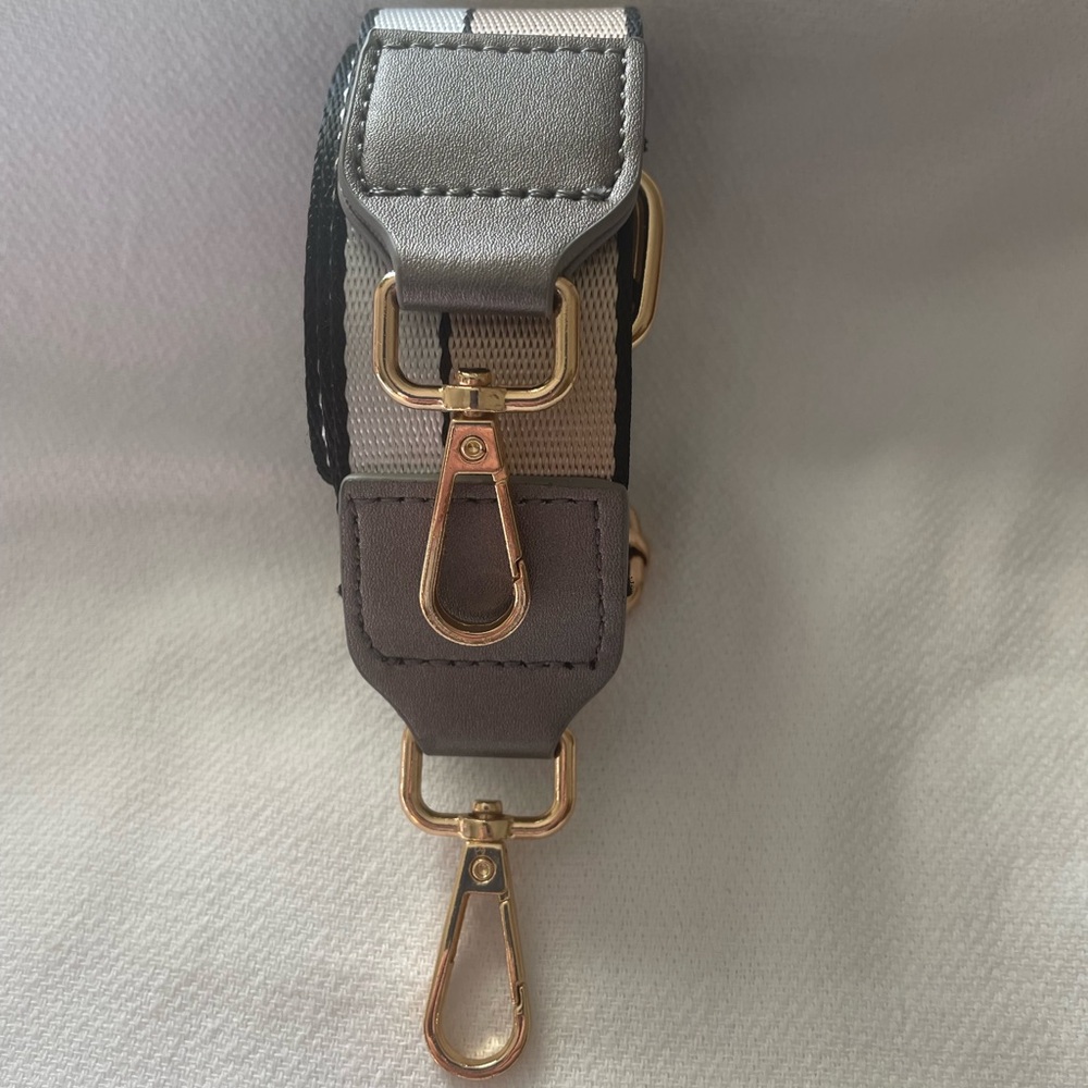 Gold and silver Adjustable Strap with Gold Hardware NWOT - Picture 3 of 7